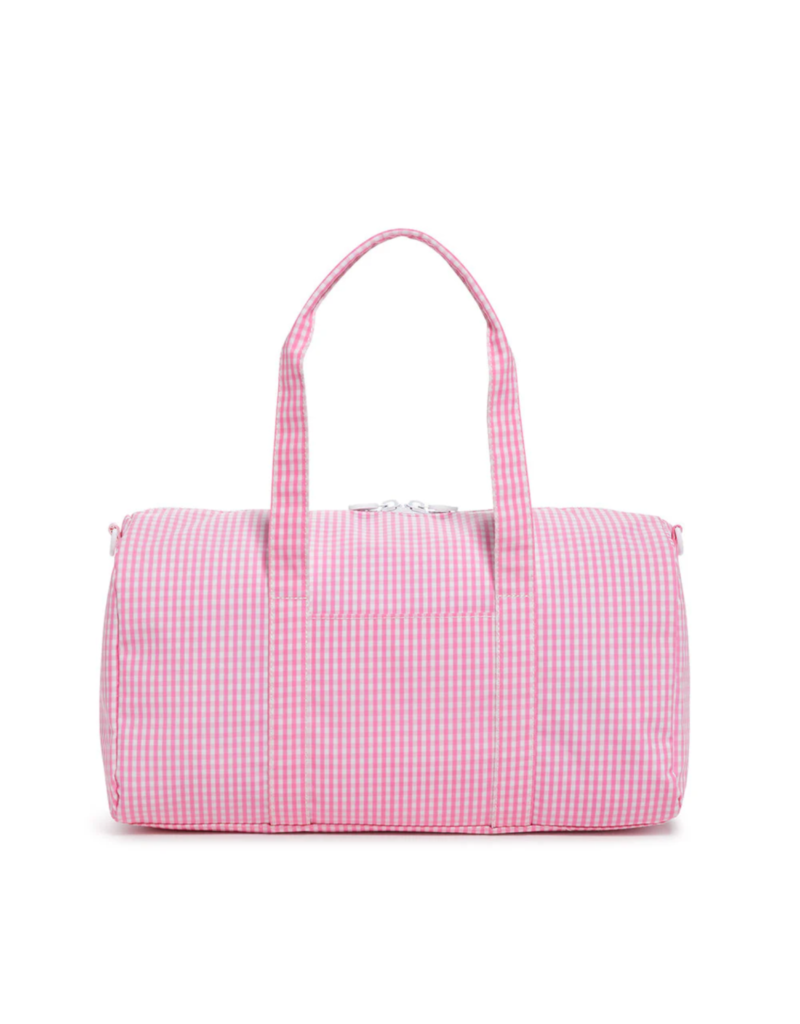 TRVL Design Weekender Duffel - Pink Gingham