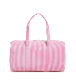 TRVL Design Weekender Duffel - Pink Gingham