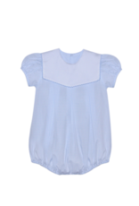 Remember Nguyen Blue Picot Collar-Reese Bubble-Blue Square