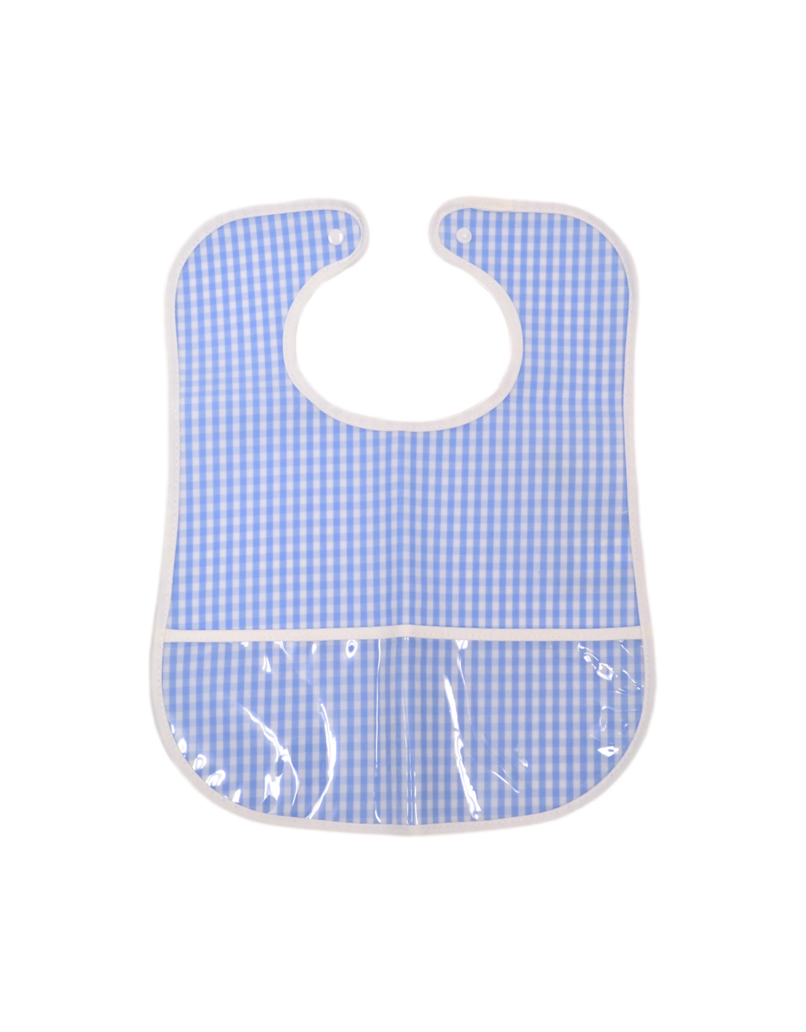 TRVL Design Clean Up Bib, Sky Gingham