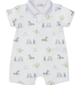 Kissy Kissy Collared Fairway Four Printed Playsuit