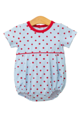 Trotter Street Kids Blue Apple Print Boy Bubble