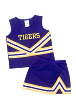 Let's Cheer LSU Cheer 2 Piece Crewneck Purple