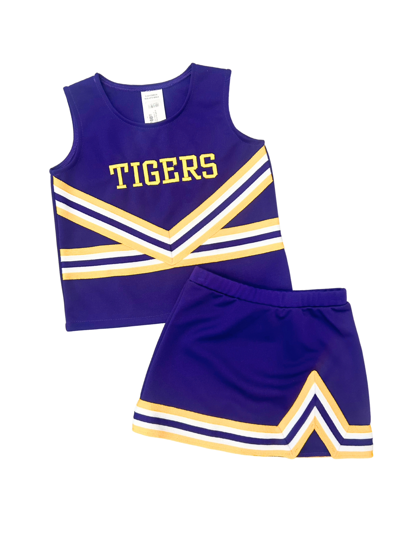 Let's Cheer LSU Cheer 2 Piece Crewneck Purple