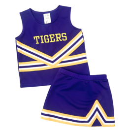 Let's Cheer LSU Cheer 2 Piece Crewneck Purple