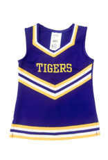 Let's Cheer Purple Cheer Uniform Dress - Tigers