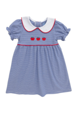 Itsy Bitsy Royal Blue Stripe Apple Dress