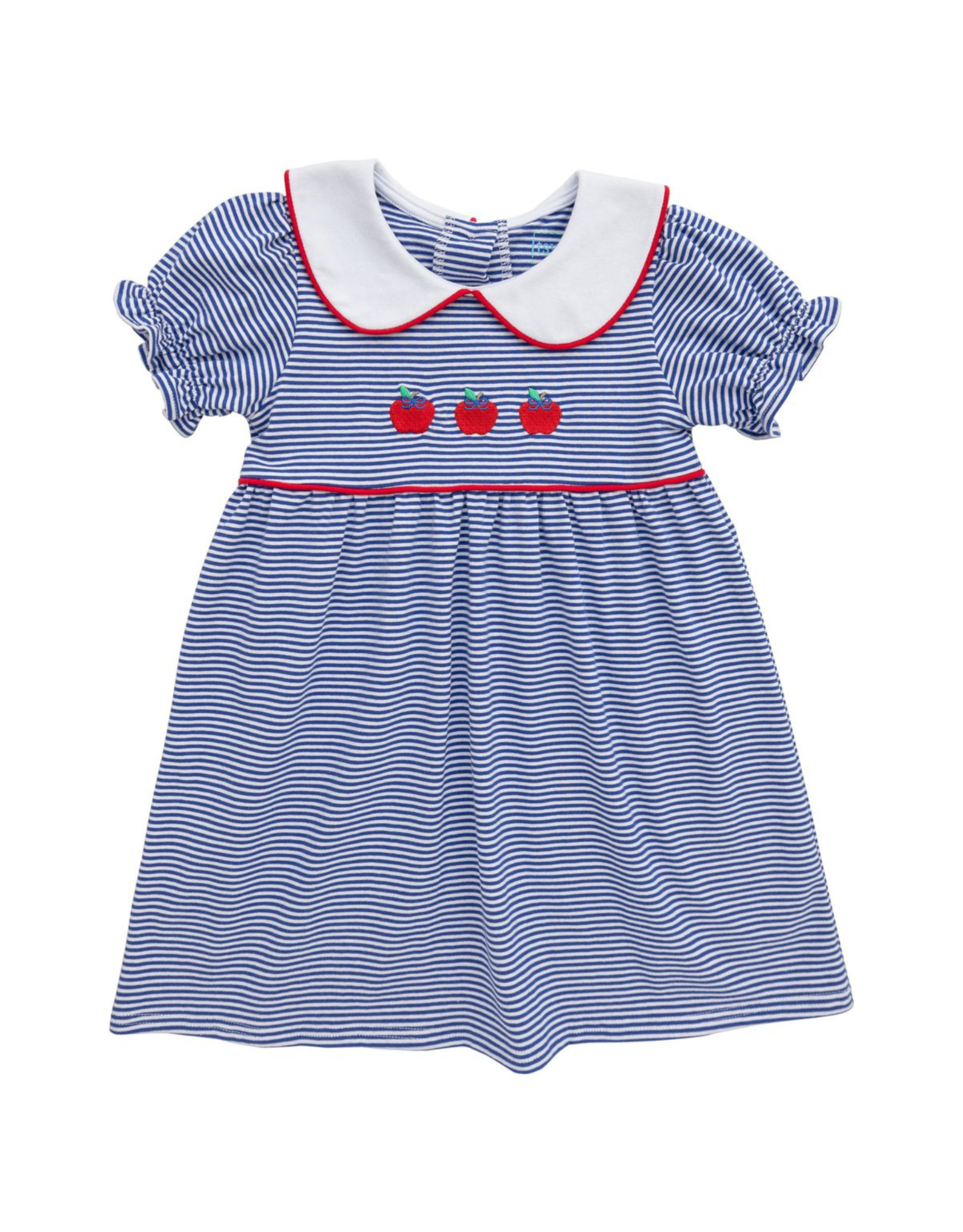 Itsy Bitsy Royal Blue Stripe Apple Dress