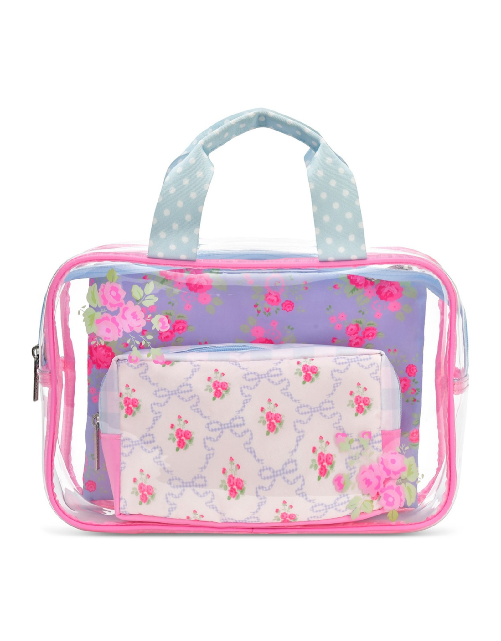 Iscream Ditsy Floral Cosmetic Bag Trio