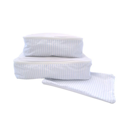 TRVL Design Mini Squad Packing Cubes, Pimlico Stripe Blue