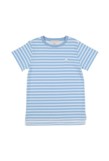 The Beaufort Bonnet Company Carter Crewneck SS, Sarasota Sky Stripe