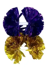 Blended Spirit Purple Metallic Pom Pom Set