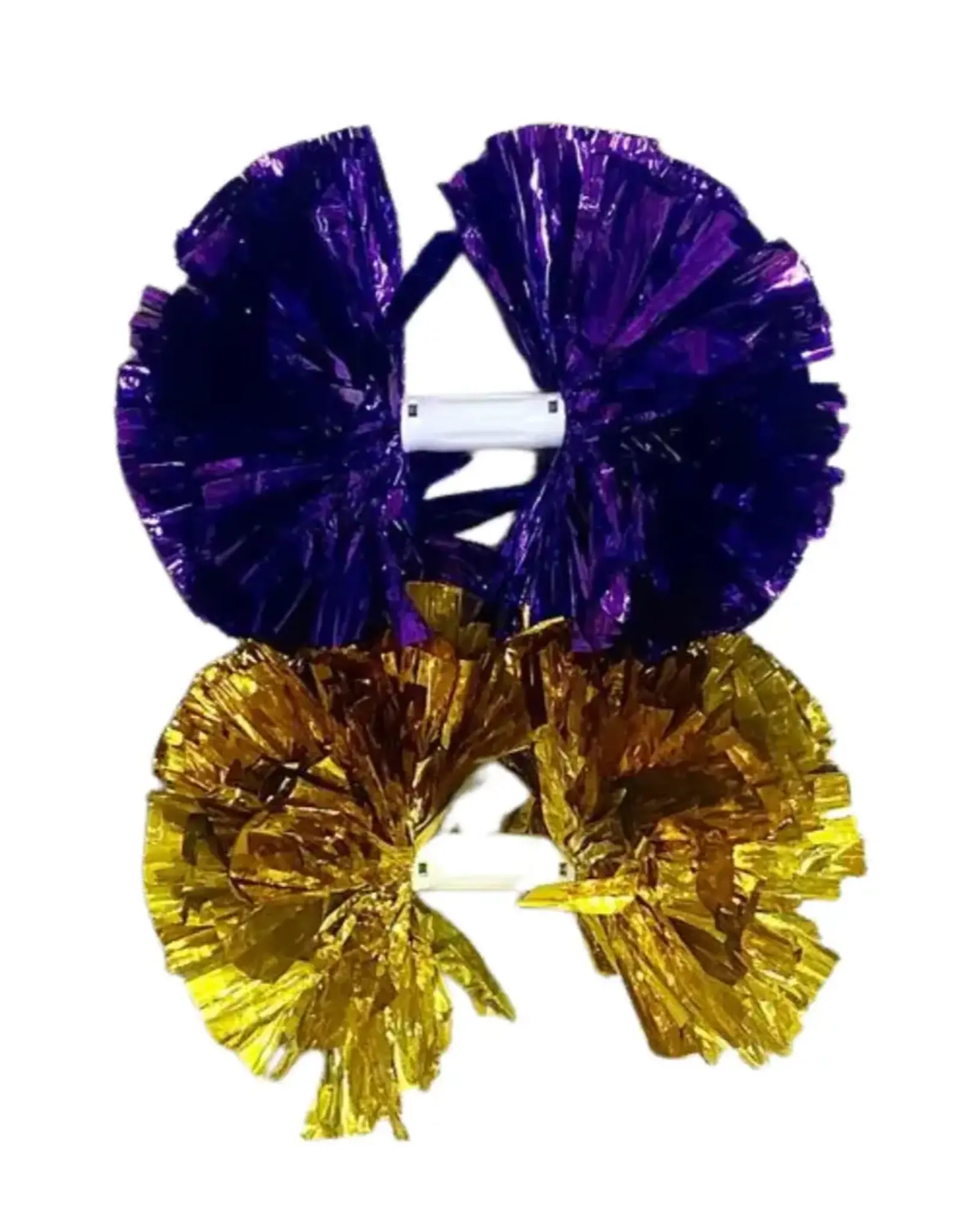 Blended Spirit Purple Metallic Pom Pom Set
