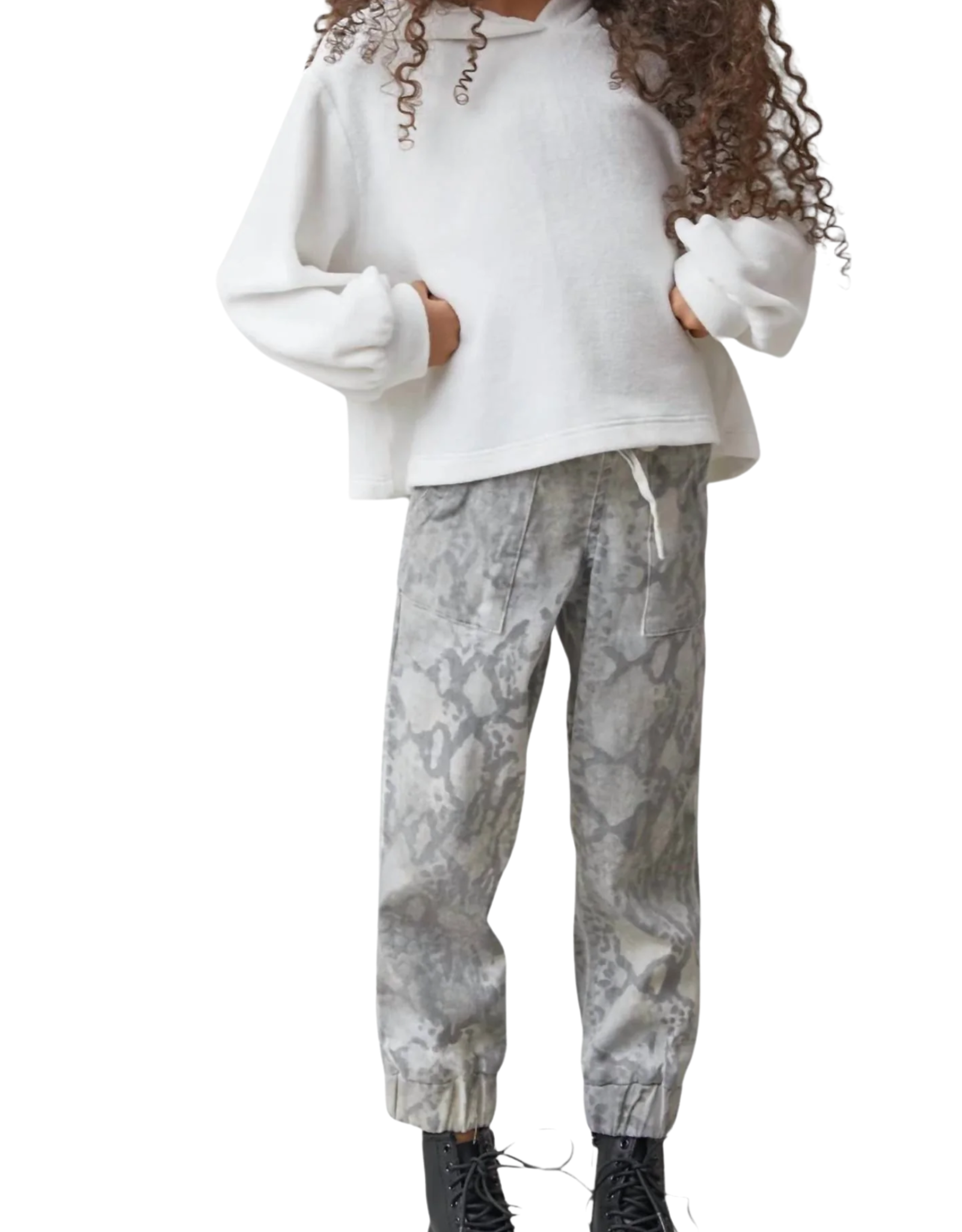 Bella Dahl Girl Snakeskin Jogger Pant - 12