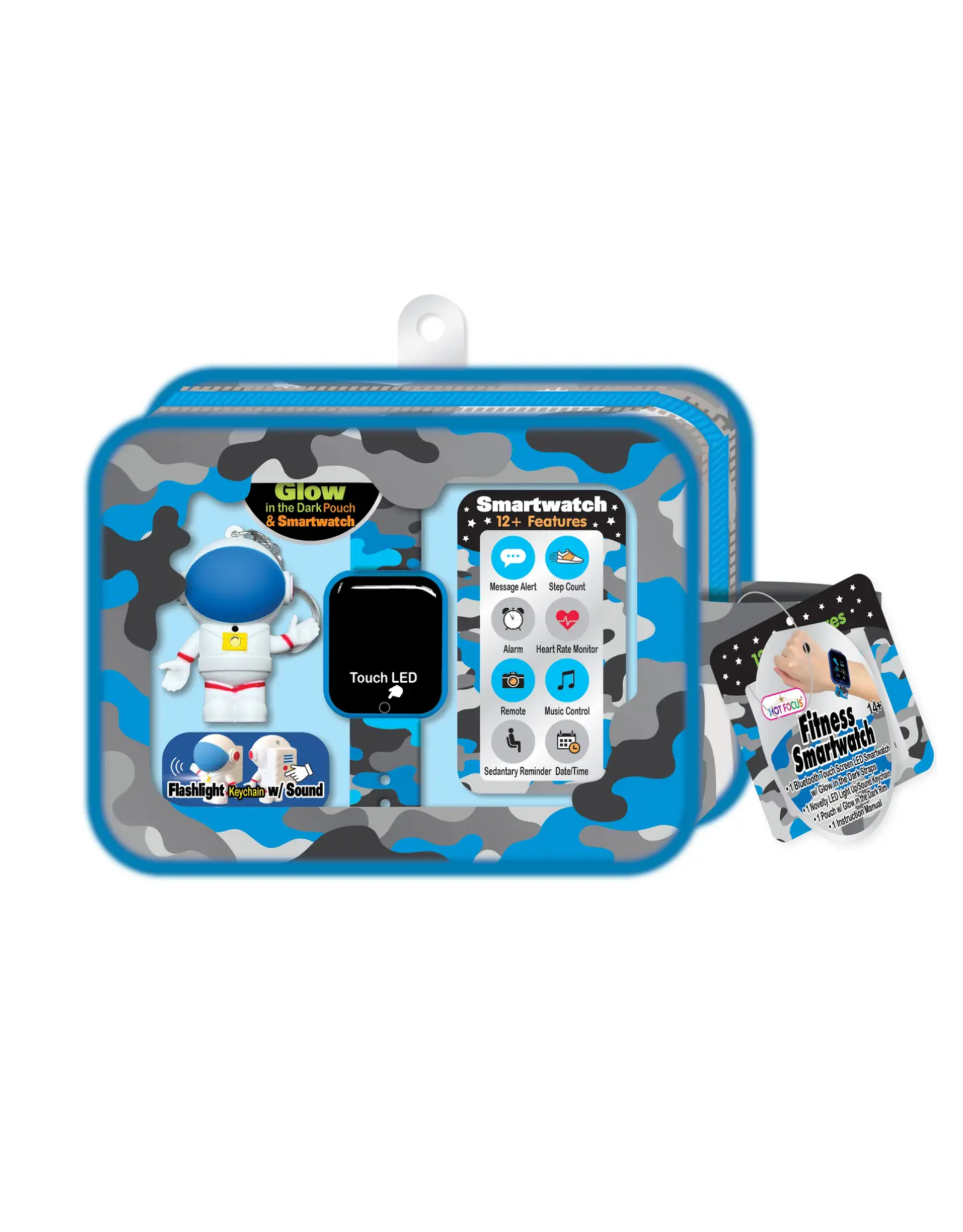 Hot Focus Fitness Smartwatch, Camo