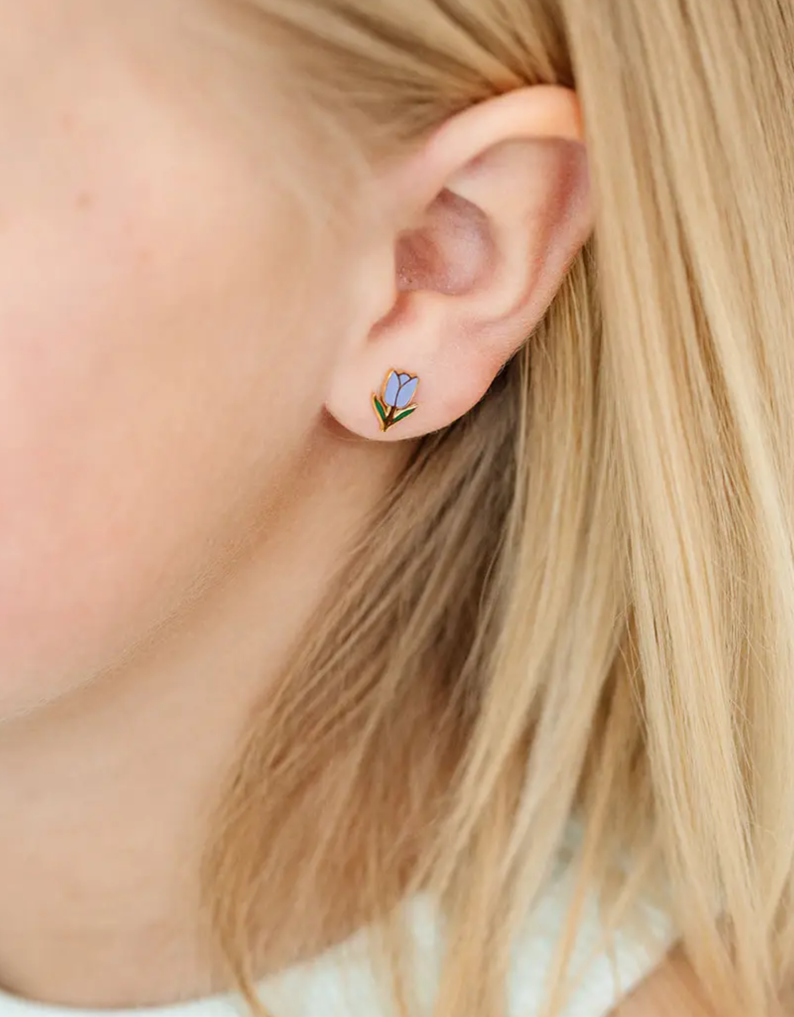 Pip Pop Post Tulip Earrings