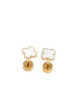 Pip Pop Post Quatrefoil Earrings