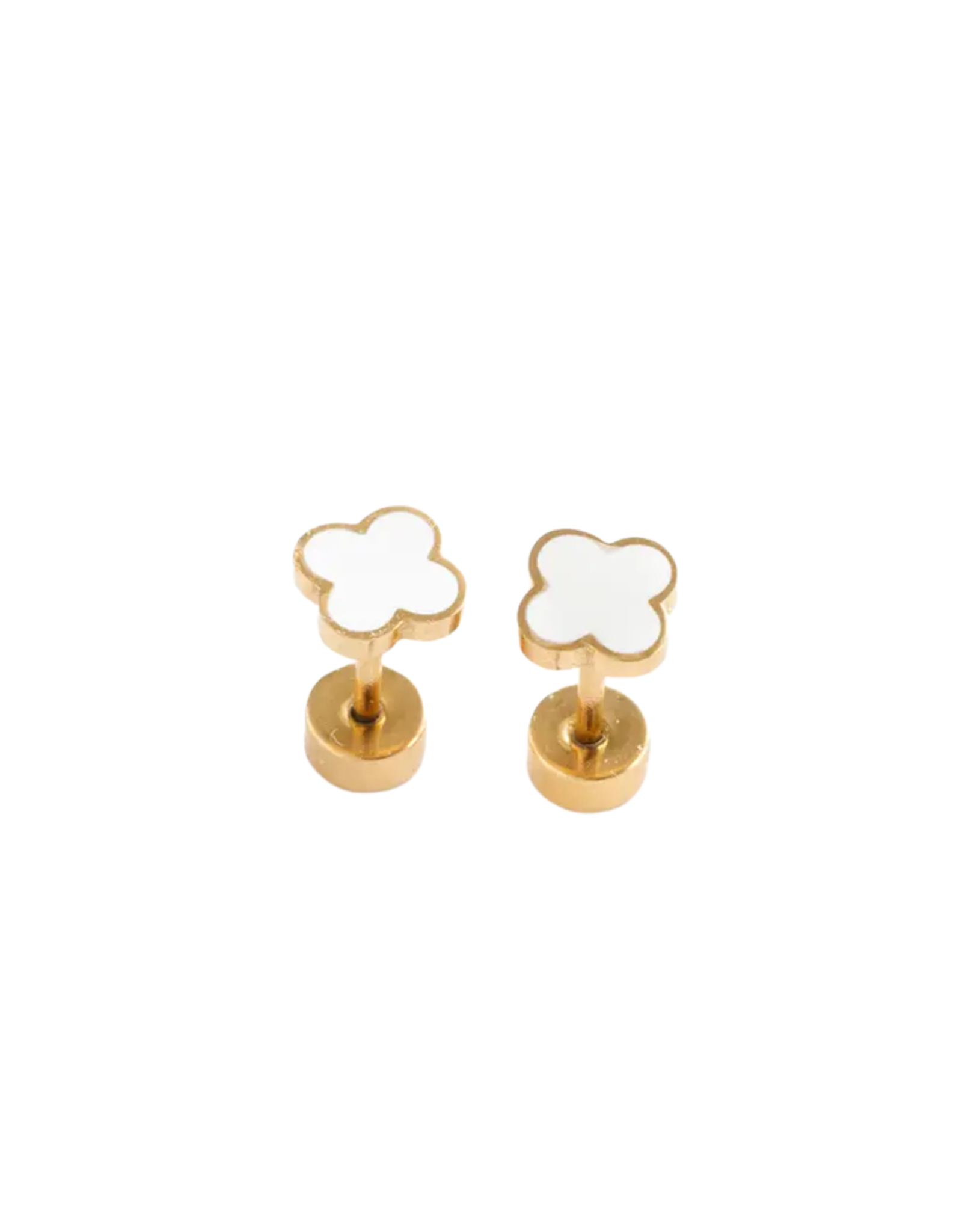 Pip Pop Post Quatrefoil Earrings
