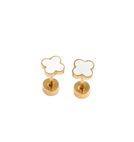 Pip Pop Post Quatrefoil Earrings