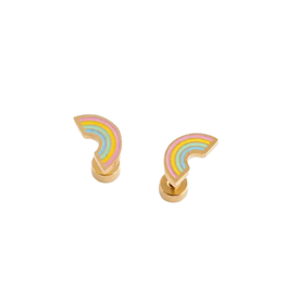 Pip Pop Post Pastel Rainbow Earrings