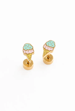 Pip Pop Post Ice Cream Earrings
