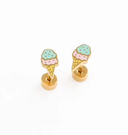 Pip Pop Post Ice Cream Earrings