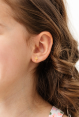 Pip Pop Post Flat Screwback Cross Earrings