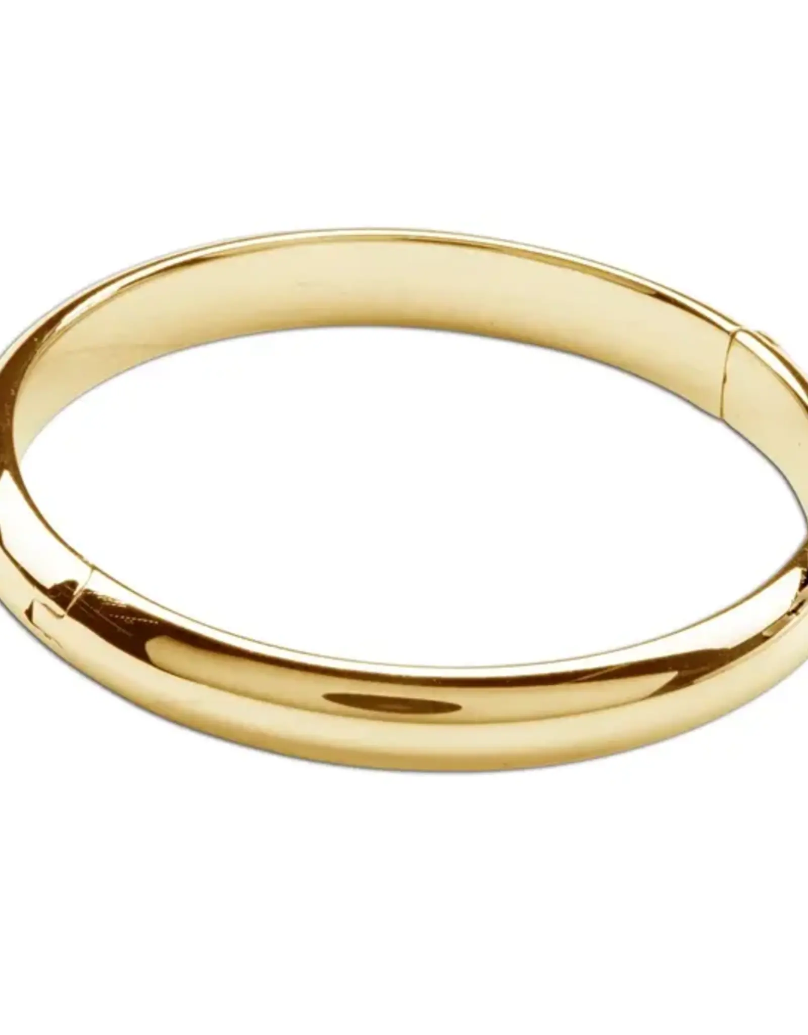 Cherished Moments Gold Classic Bangle  LG (6-12 yrs)