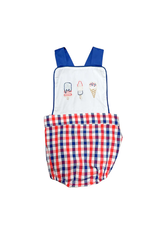 Krewe Kids Popsicle Trio Plaid Sunsuit