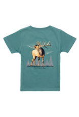 Properly Tied Elk SS Marine Green Tee