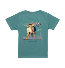 Properly Tied Elk SS Marine Green Tee
