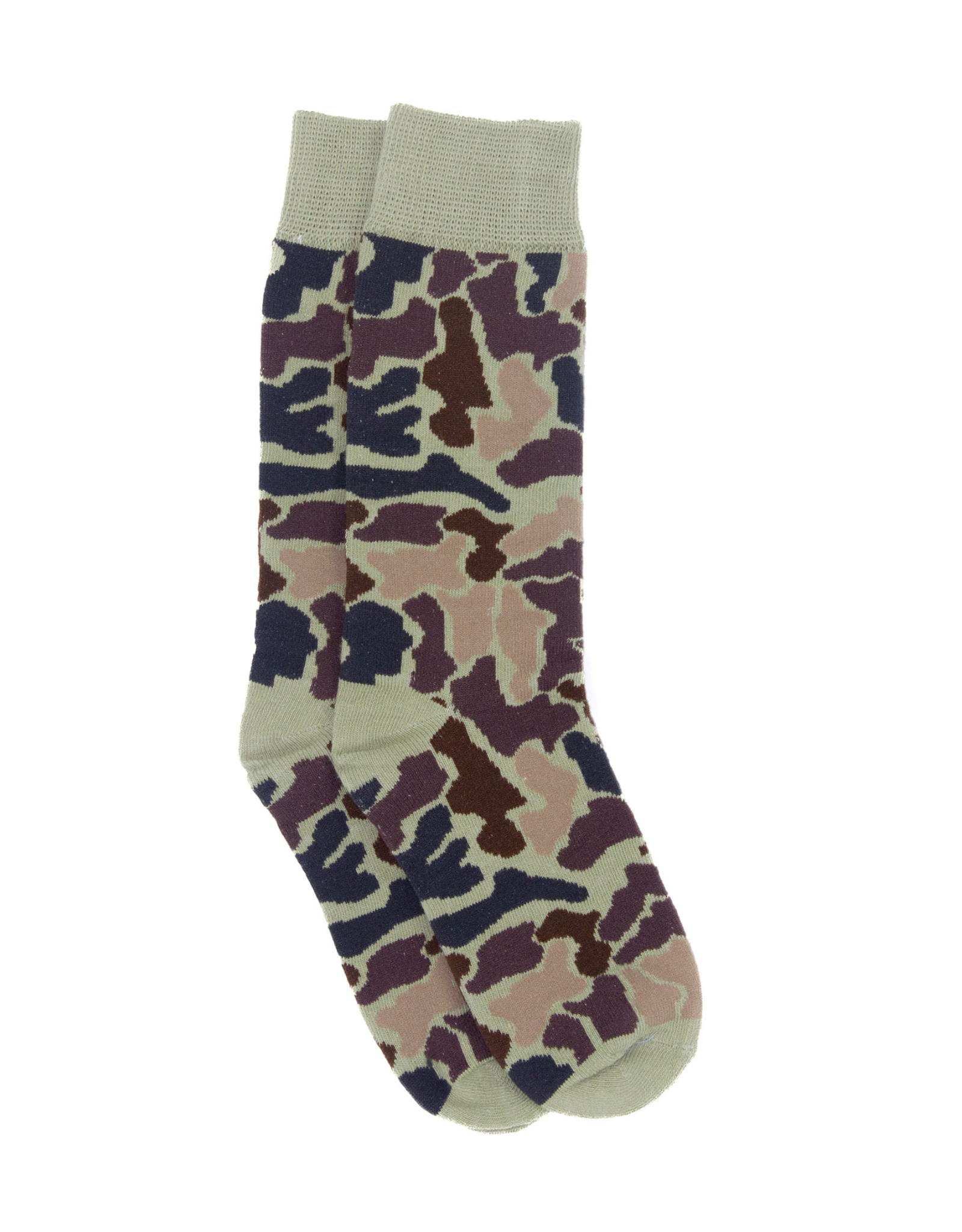 Properly Tied Lucky Duck Socks Vintage Camo
