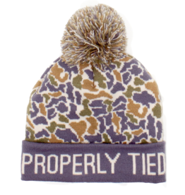 Properly Tied Breck Beanie Field Camo