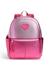 State Bags Kane Double Pocket Backpack, Pink/Hot Pink Colorblock