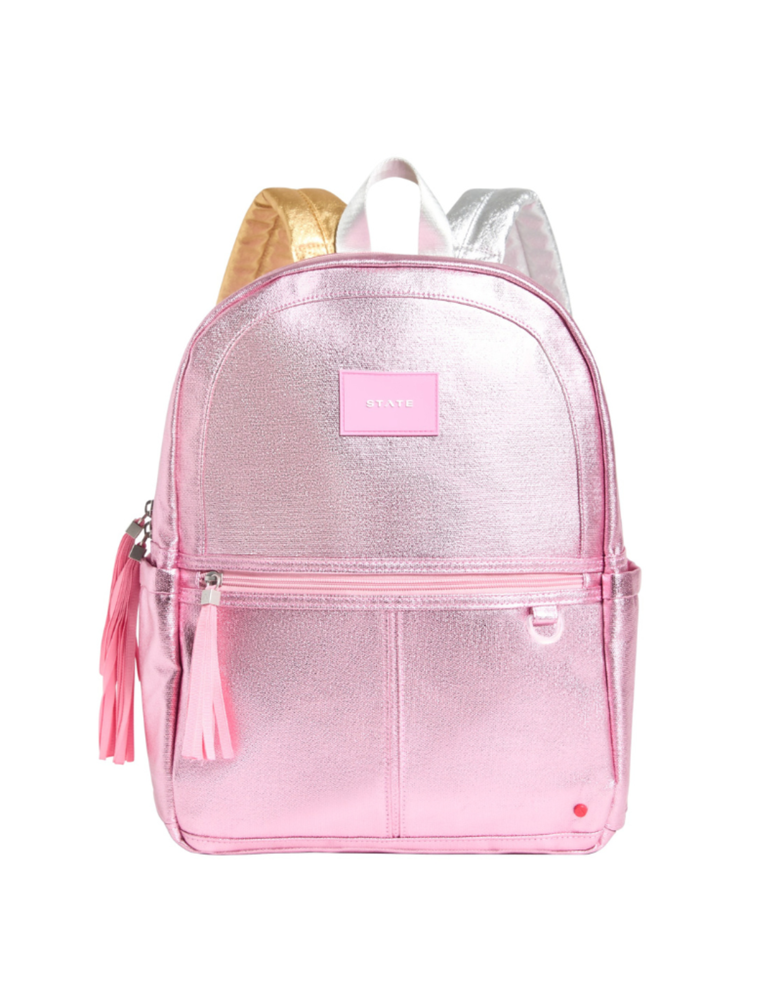 State Bags Kane Backpack, Pink/Silver