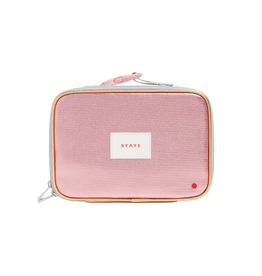 State Bags Rodgers Lunch Box, Pink/Silver Metallic