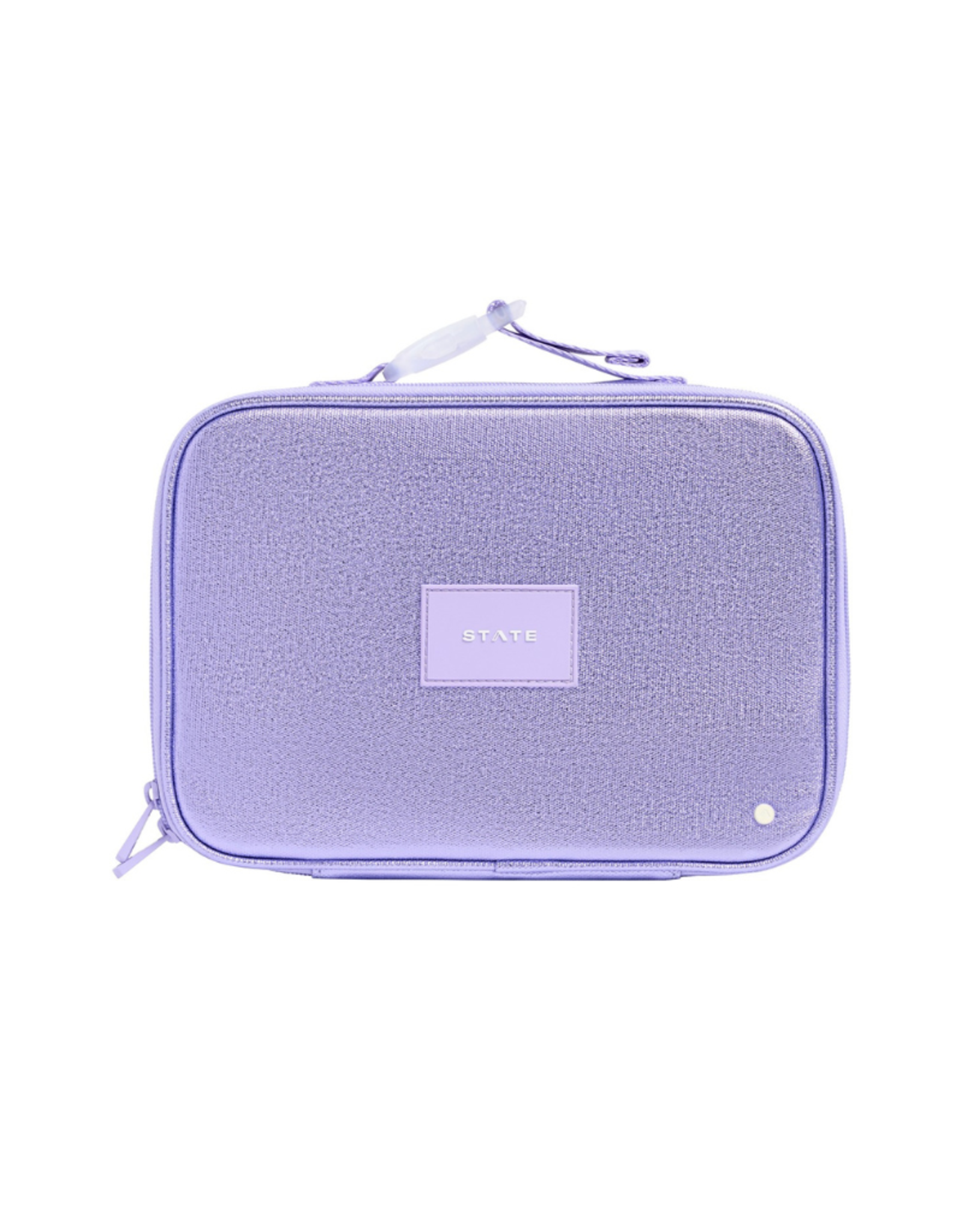 State Bags Rodgers Lunch Box, Lilac Metallic