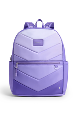 State Bags Kane Double Pocket Large Backpack, Lilac Chevron