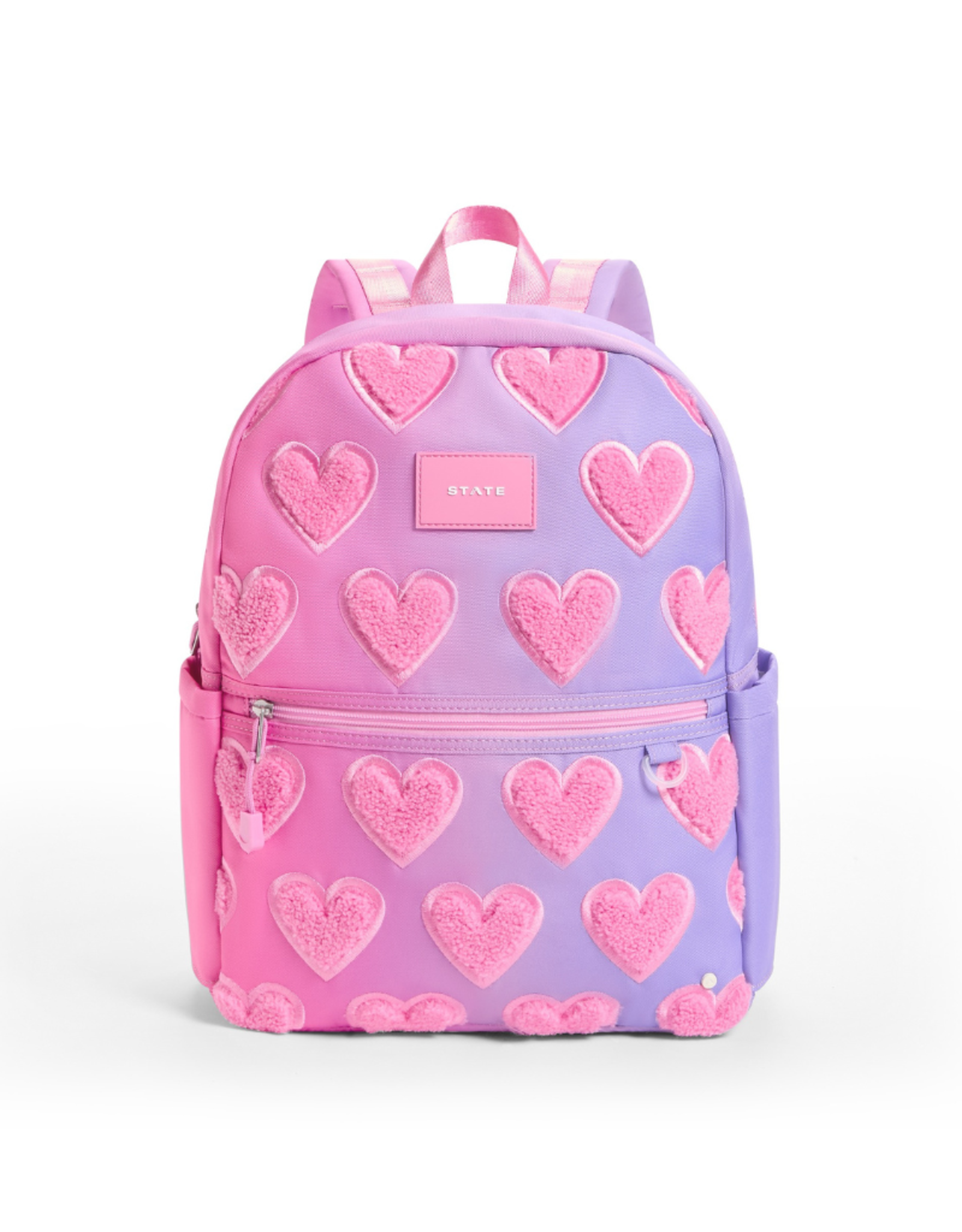 State Bags Kane Backpack, Ombre Fuzzy Hearts