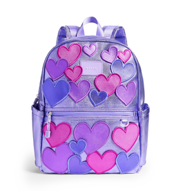 State Bags Kane Double Pocket Backpack, 3D Hearts