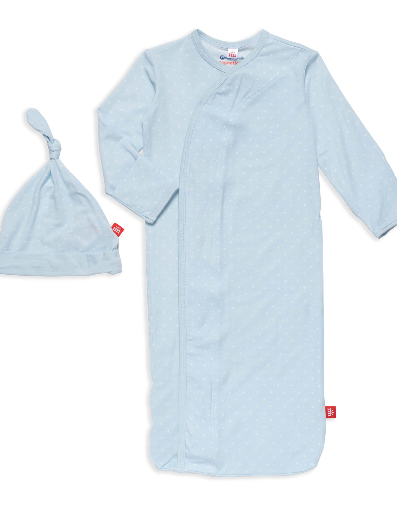 Magnetic Me Pin Dot Blue Gown/Hat Set