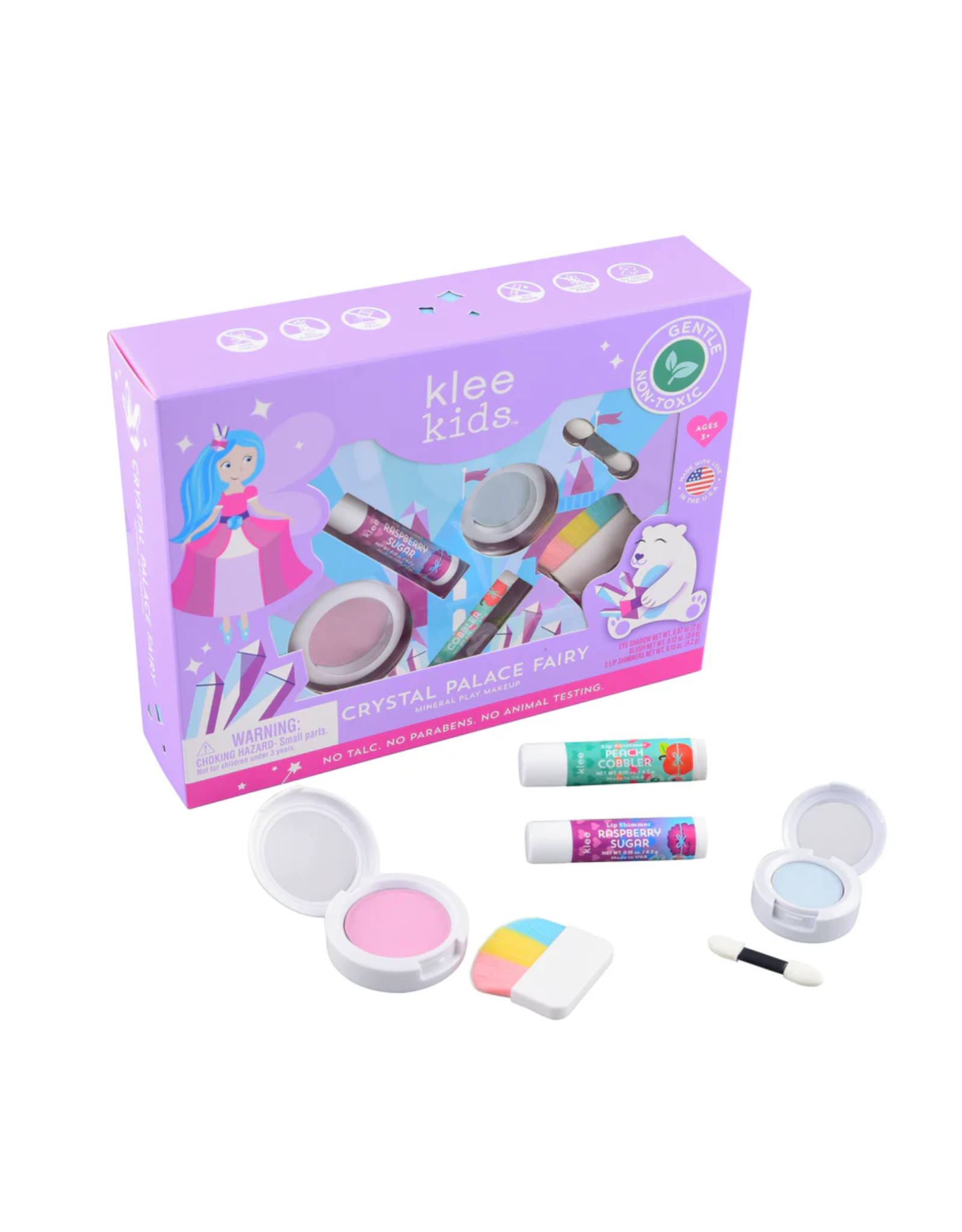 Klee Crystal Palace Fairy - Klee Kids Natural Make Up Kit