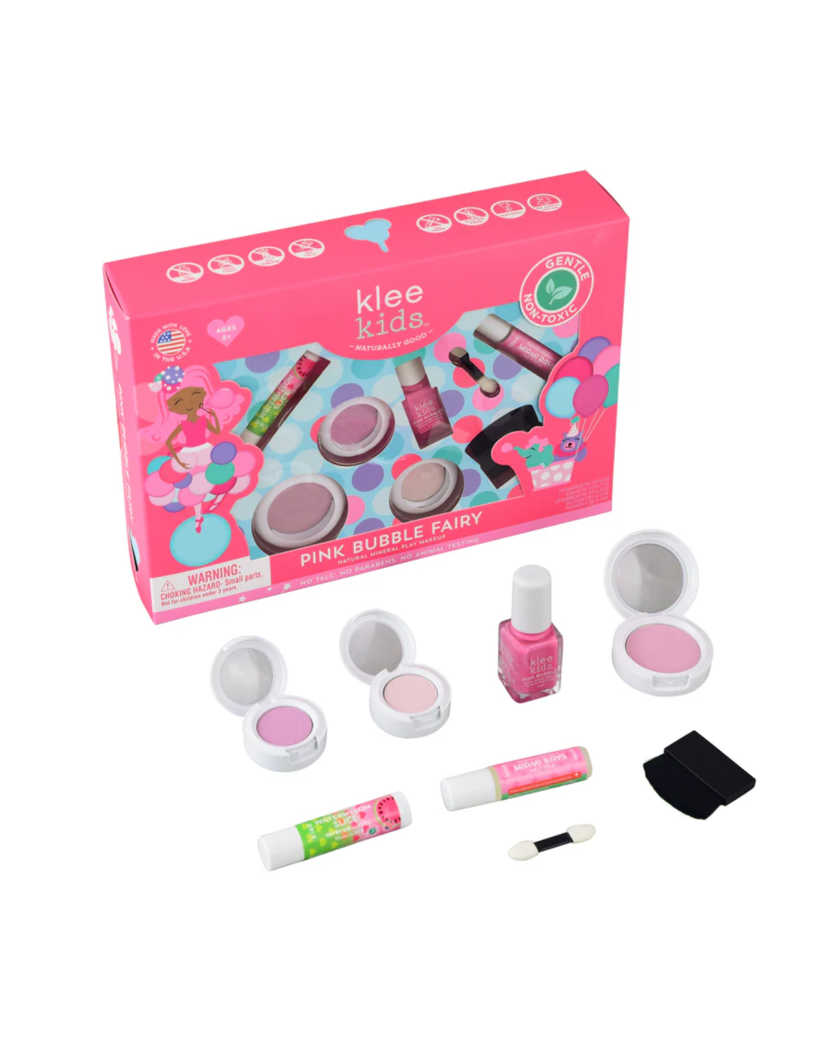Klee Pink Bubble Fairy - Klee Kids Deluxe Makeup Kit