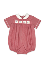 LullabySet Noah Ribbon Bubble, Ridgeland Red Minigingham