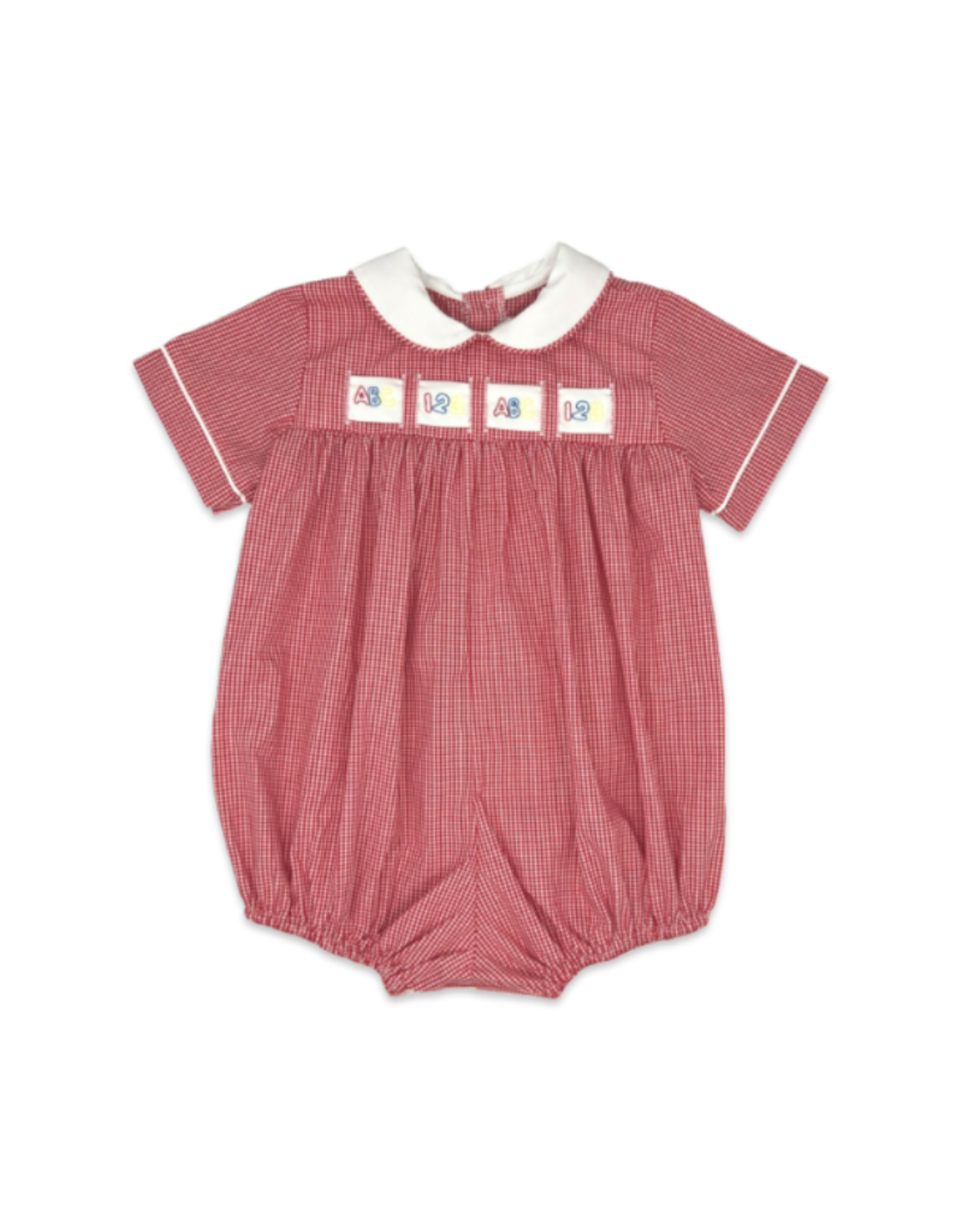 LullabySet Noah Ribbon Bubble, Ridgeland Red Minigingham