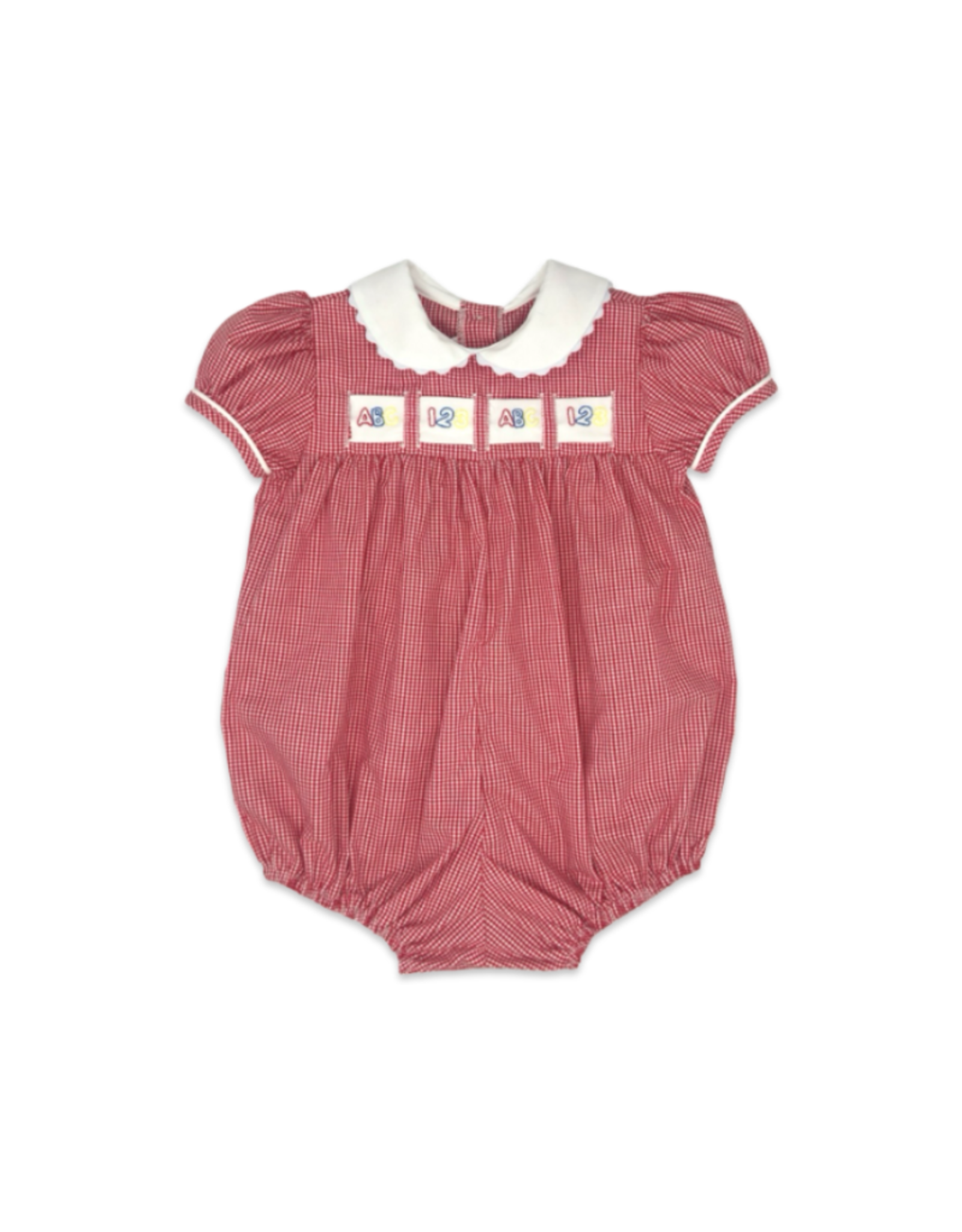 LullabySet Ruth Ribbon Bubble, Ridgeland Red Minigingham