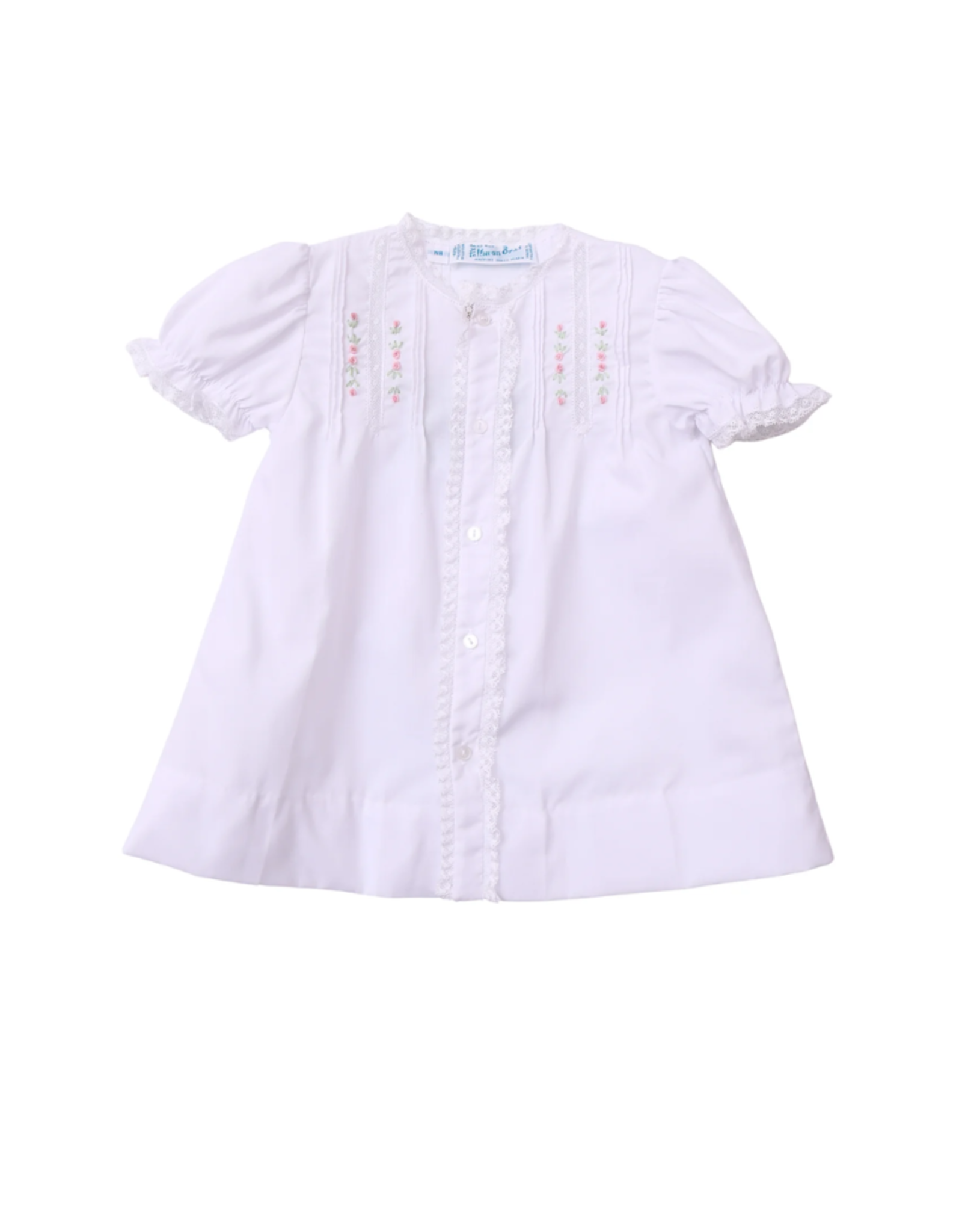 Feltman Brothers Floral & Lace Daygown NB