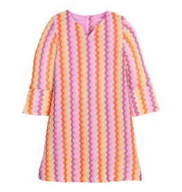 Bisby Natalie Dress - Milan Multi Zig Zag