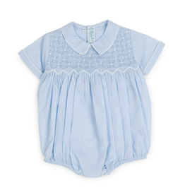 Feltman Brothers Blue Diamond Smock Romper