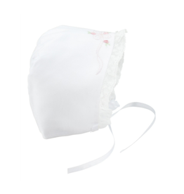 Feltman Brothers Vintage Bow & Lace Bonnet W/P